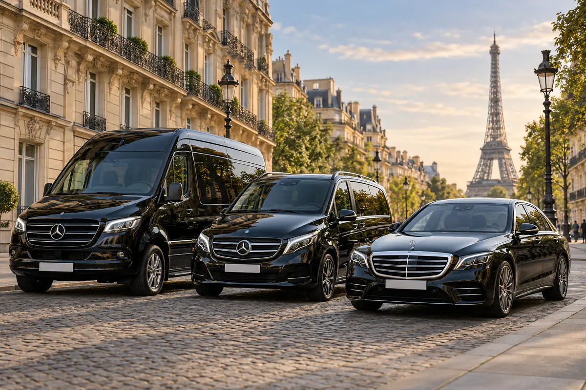 About Paris Premium Van: Mercedes V-Class and Sprinter fleet ready for the day